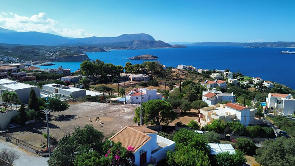 external view Plaka town and sea view